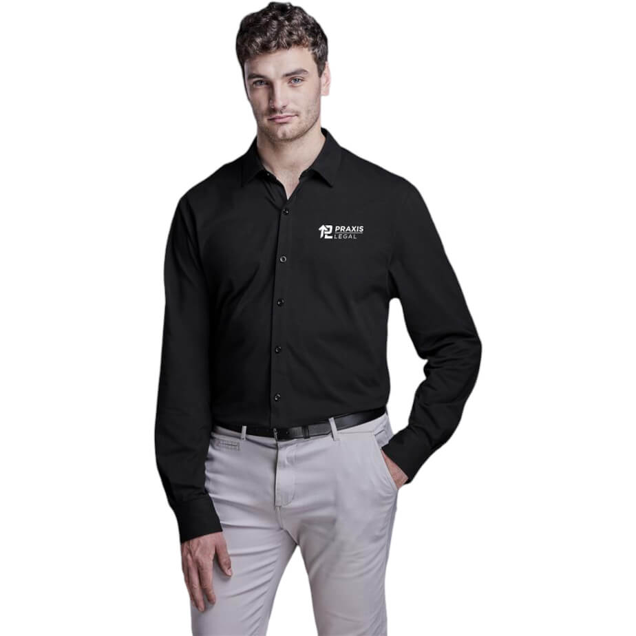 Mens Long Sleeve Alex Varga Cronus Knitted Shirt image